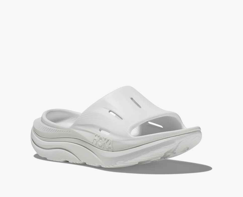 Hoka Ora Recovery Slide 3 - White