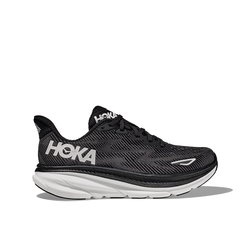 Hoka Clifton 9 - Black White