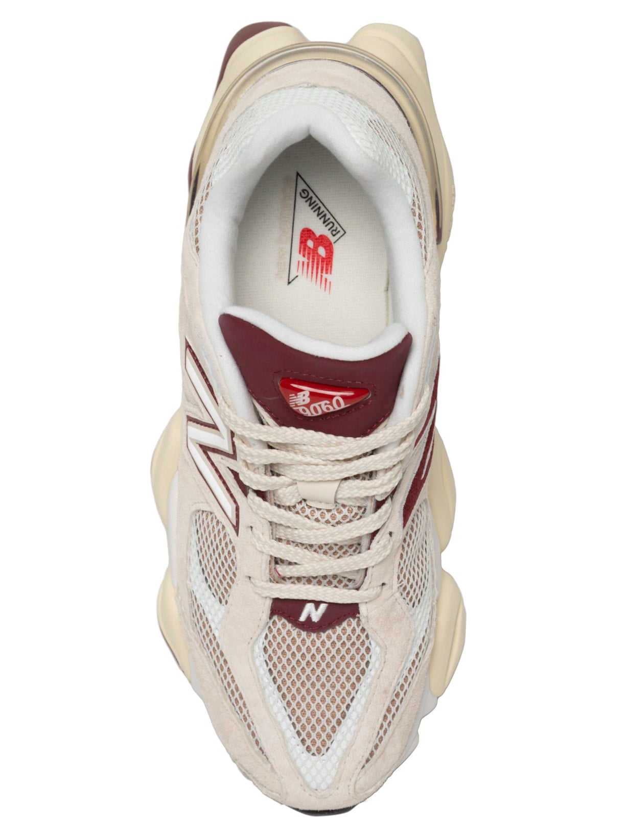 New Balance 9060 Linen Burgundy