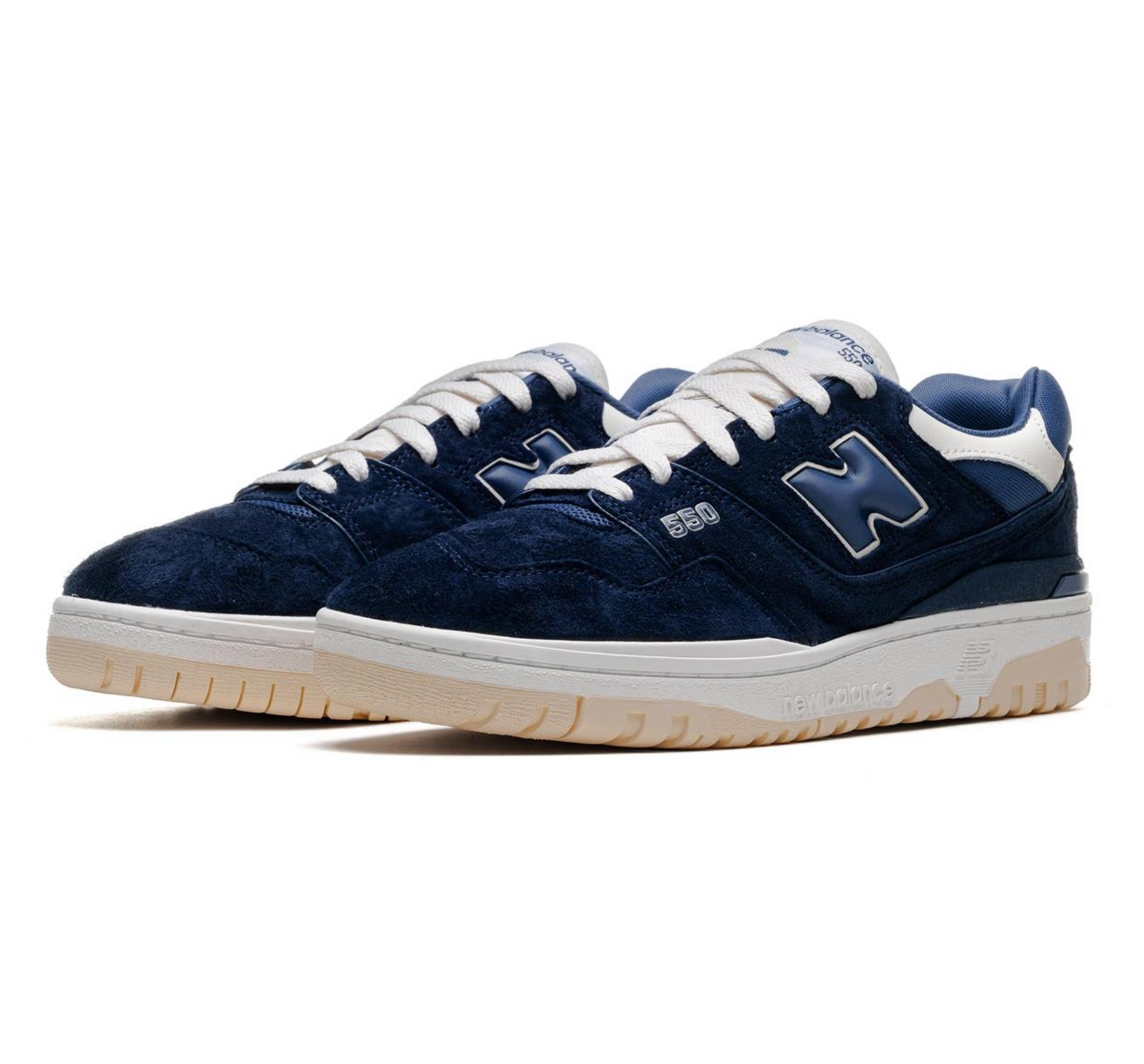 New Balance 550 Natural Indigo Suede