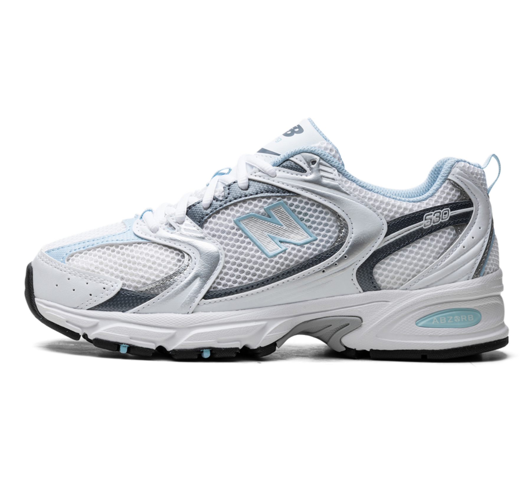 New Balance 530 "White / Dark Arctic Grey / Light Chrome Blue"