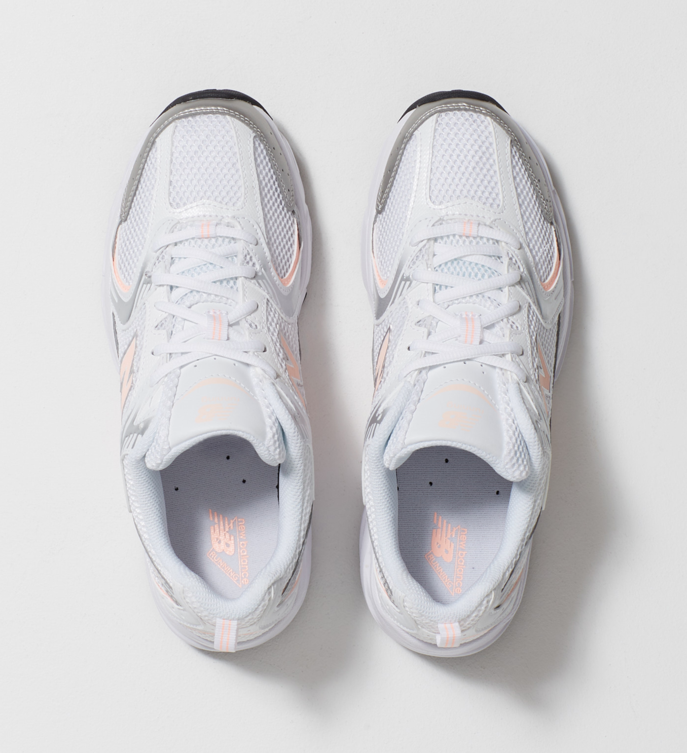 New Balance 530 White Silver Pink