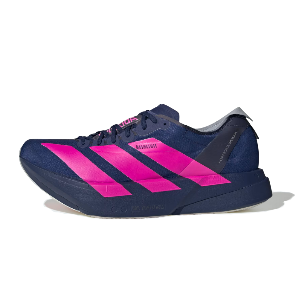 ADIZERO ADIOS PRO 4- Dark Blue / Shock Pink