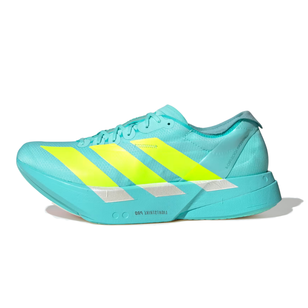 ADIZERO ADIOS PRO 4- Flash Aqua / Lucid Lemon