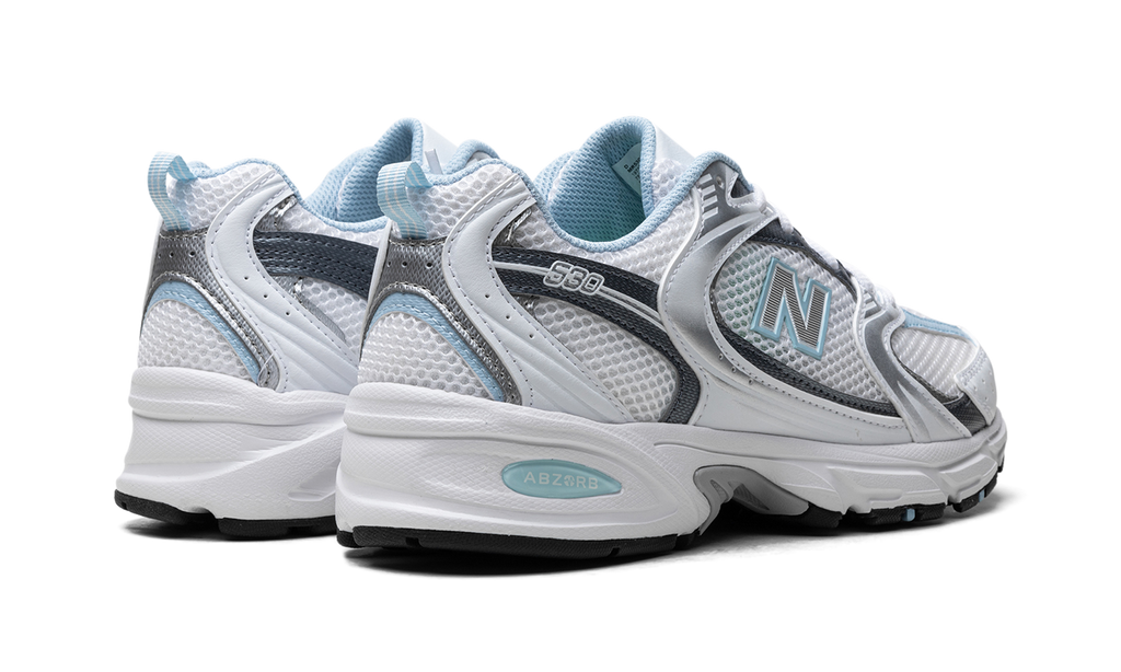 New Balance 530 "White / Dark Arctic Grey / Light Chrome Blue"