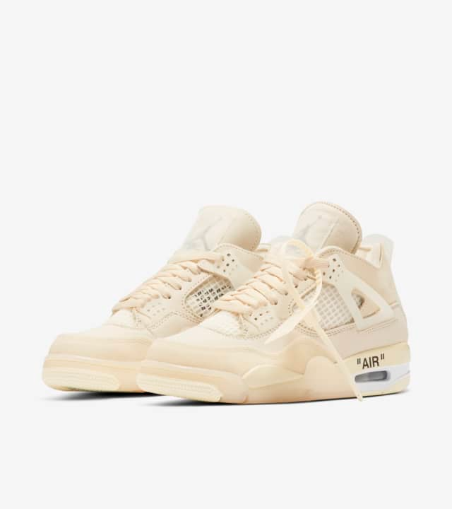 Off-White x Air Jordan 4 SP 'Sail'