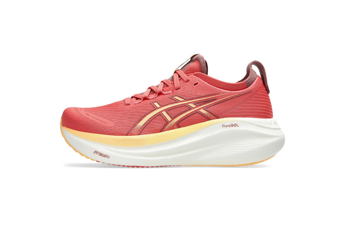 ASICS Gel-Nimbus 27 Wide - Dark Pink Clay / Orange Glow