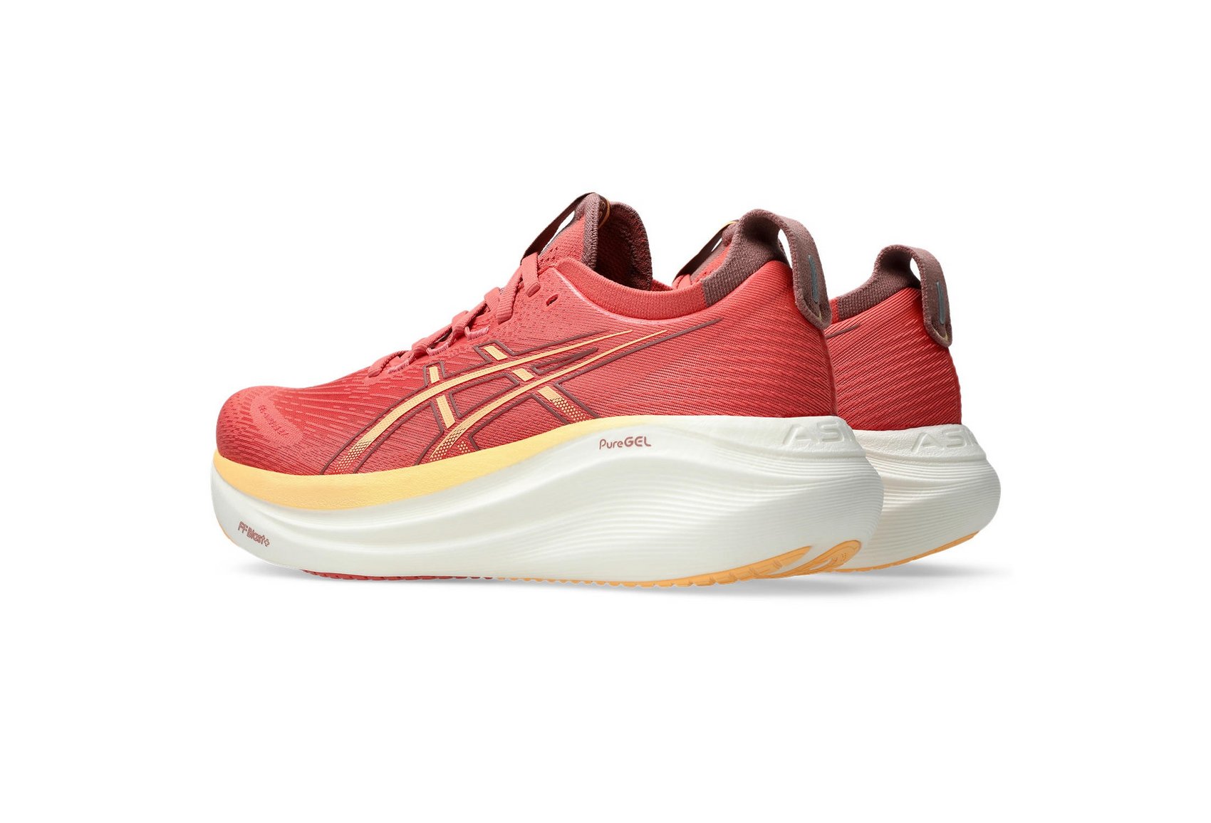 ASICS Gel-Nimbus 27 Wide - Dark Pink Clay / Orange Glow