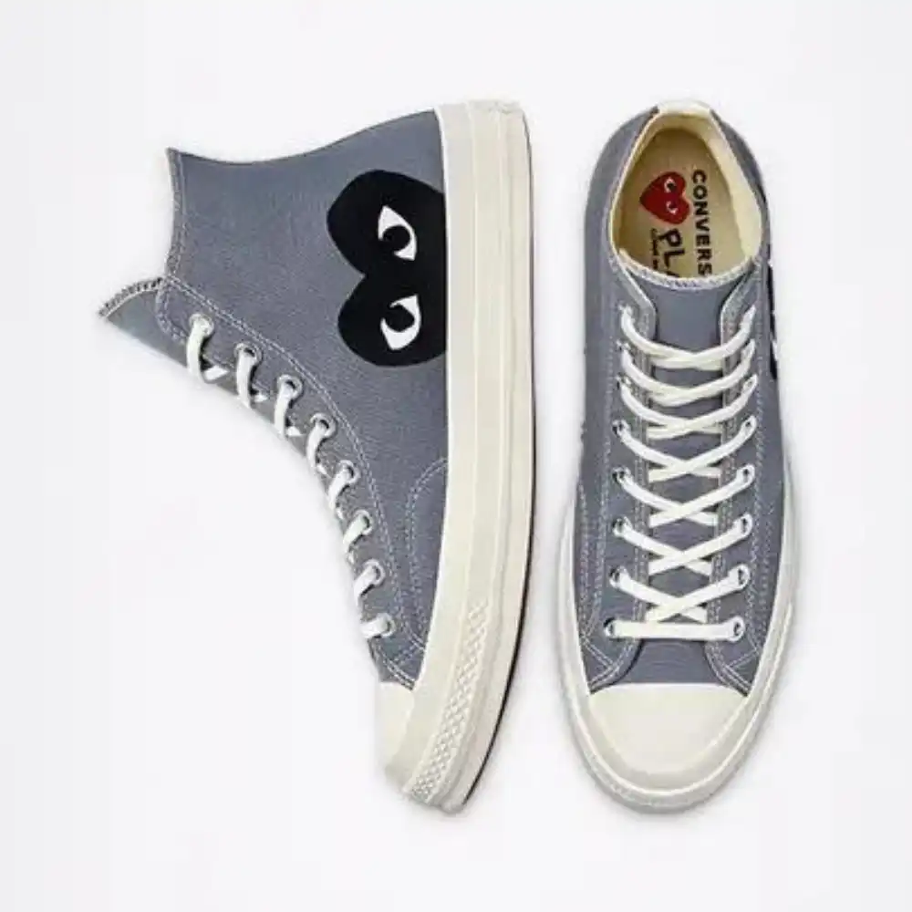 Comme des Garçons PLAY x Converse Chuck 70 Grey