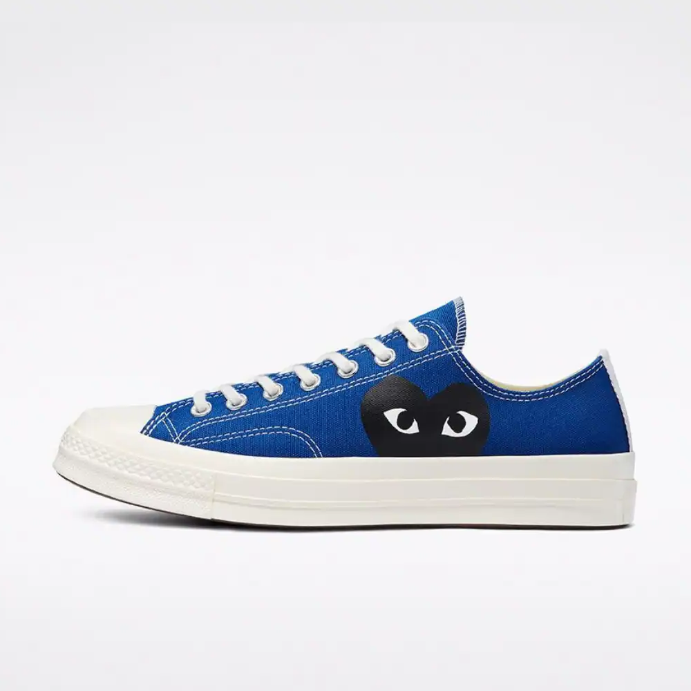 Comme des Garçons PLAY x Converse Chuck 70 Low Blue
