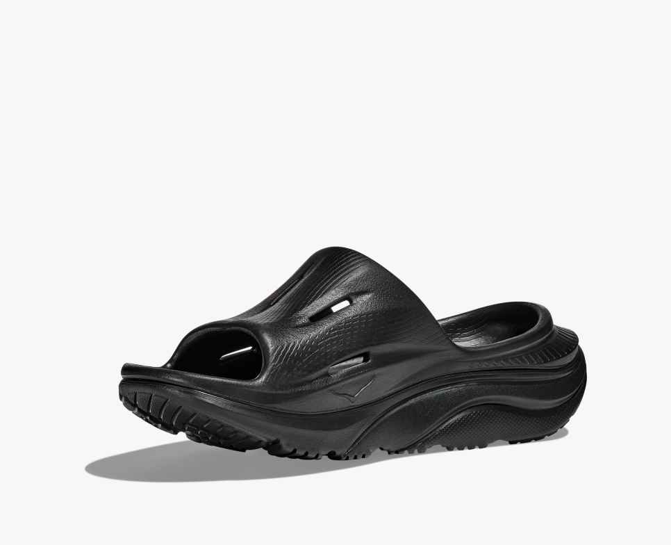 Hoka Ora Recovery Slide 3 -  black