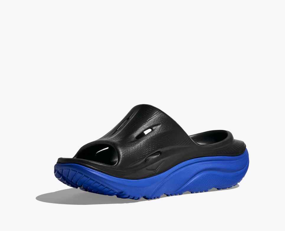 Hoka Ora Recovery Slide 3 - black / ultramarine
