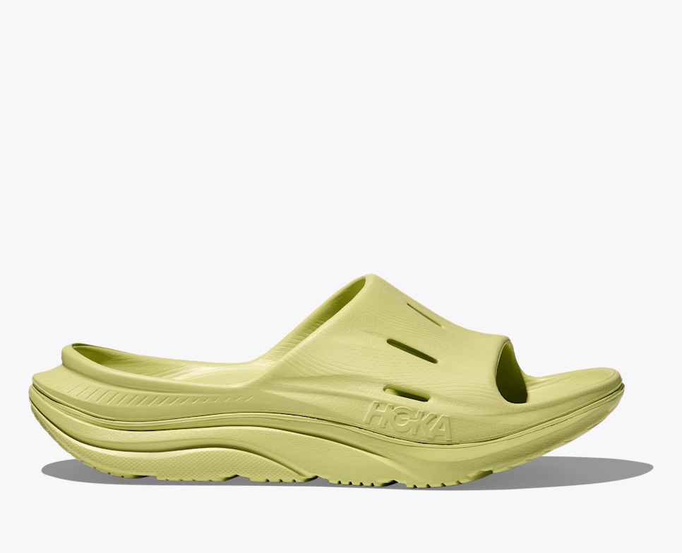 Hoka Ora Recovery Slide 3 - honeydew / honeydew