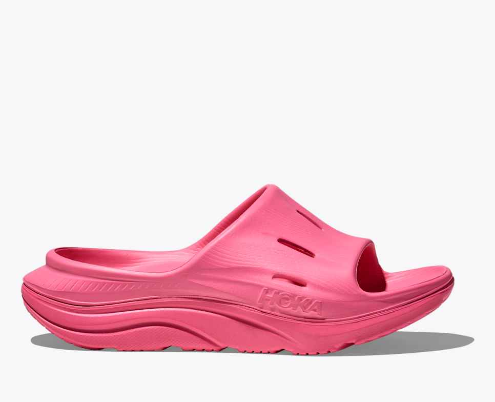 Hoka Ora Recovery Slide 3 - Neon Rose