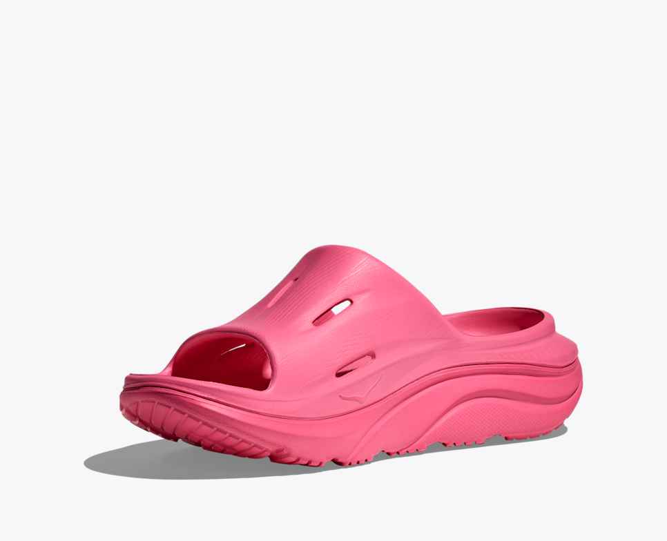 Hoka Ora Recovery Slide 3 - Neon Rose