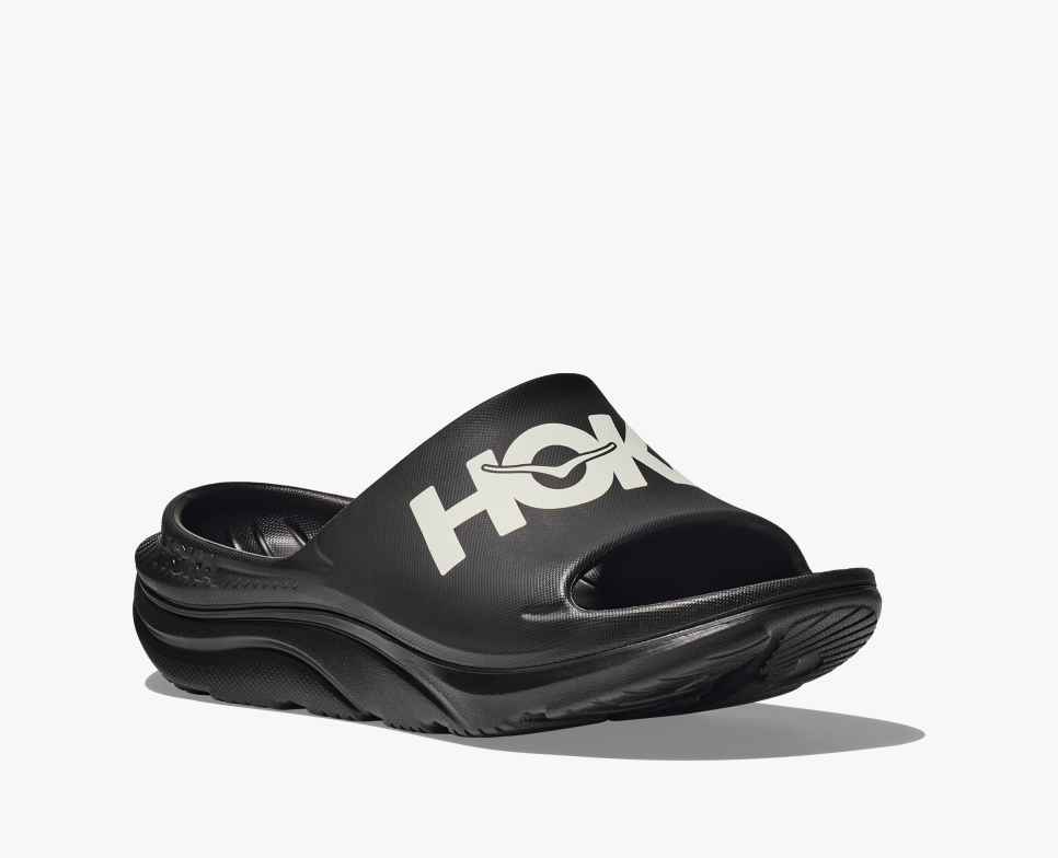 Hoka Ora Athletic Slide 3 - Black/White