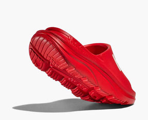 Hoka Ora Athletic Slide 3 - vermillion / white