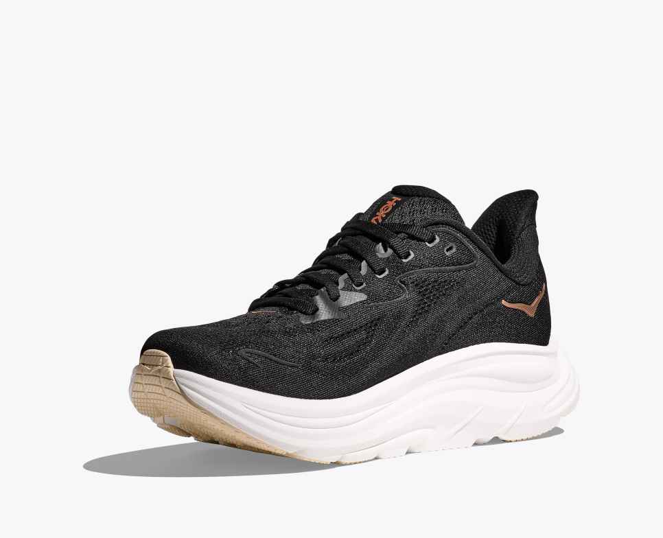 Hoka Clifton 10 black / rose gold