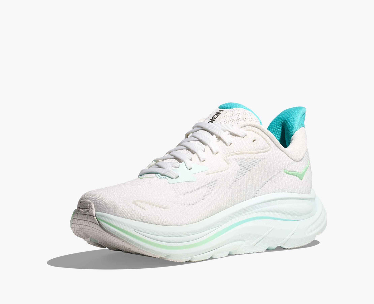 Hoka Clifton 10 White / Cielo blue