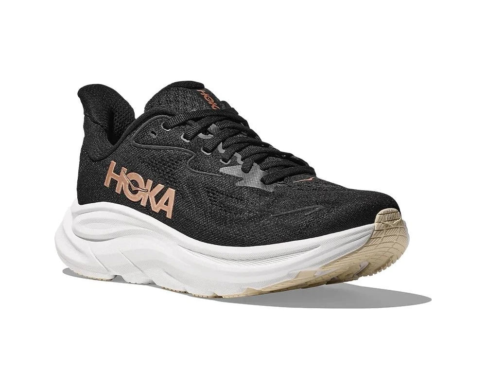 Hoka Clifton 10 black / rose gold