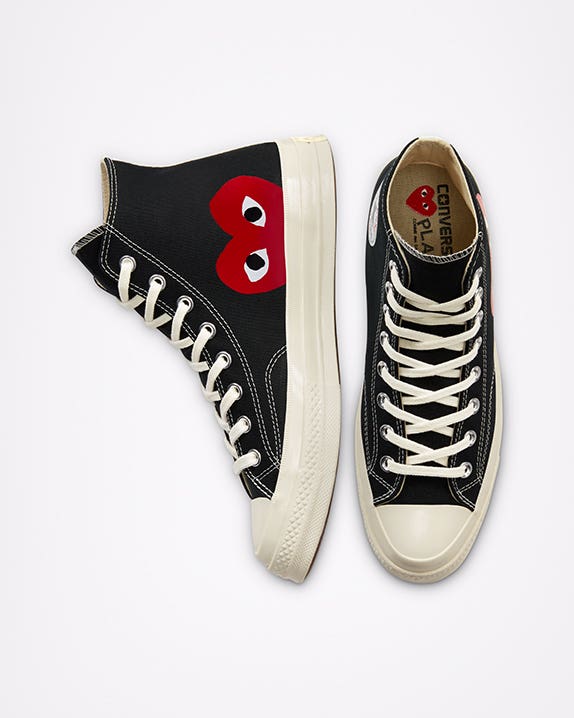 Comme des Garçons PLAY x Converse Chuck 70 Black