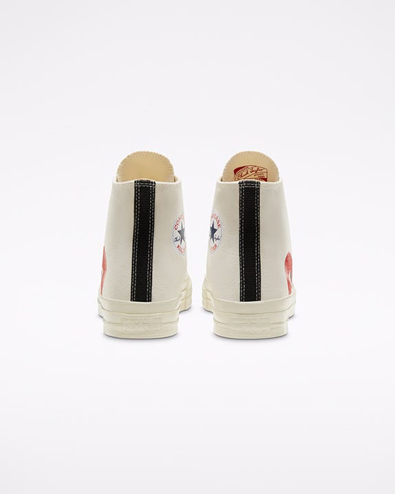 Comme des Garçons PLAY x Converse Chuck 70 White