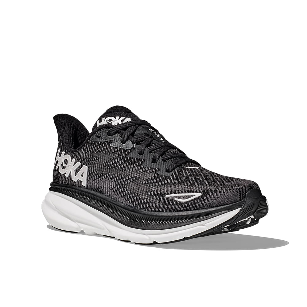 Hoka Clifton 9 - Black White