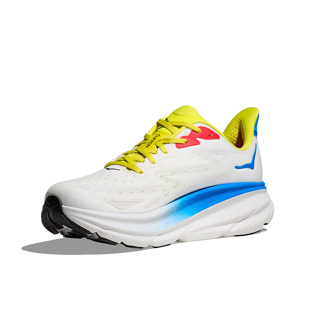 Hoka Clifton 9 - White Yellow