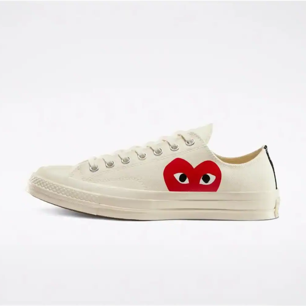 Comme des Garçons PLAY x Converse Chuck 70 Low White