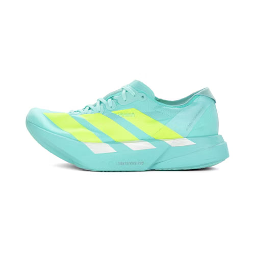 ADIZERO ADIOS PRO 4- Flash Aqua / Lucid Lemon