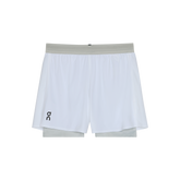 5" Performance 2/1 Shorts White | Glacier - On Runnig