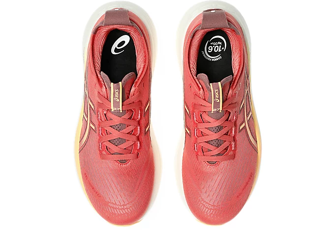 ASICS Gel-Nimbus 27 Wide - Dark Pink Clay / Orange Glow