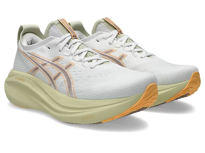 ASICS Gel-Nimbus 27 Wide - White / Fawn