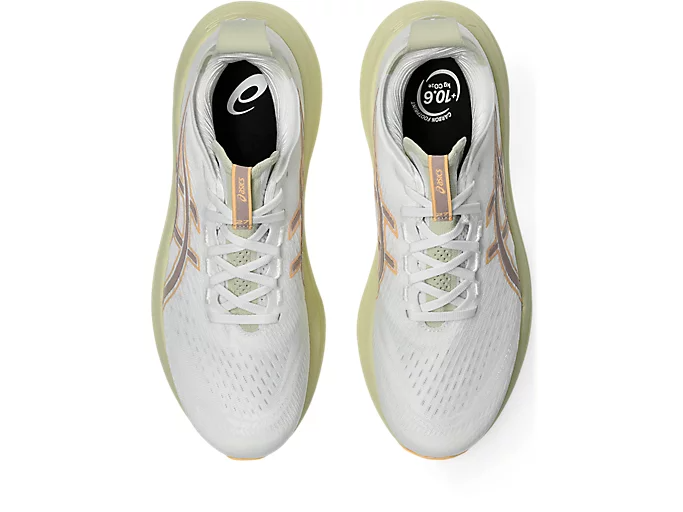 ASICS Gel-Nimbus 27 Wide - White / Fawn