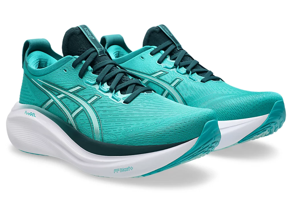 ASICS Gel-Nimbus 27 - Wave Teal / Saxon Green