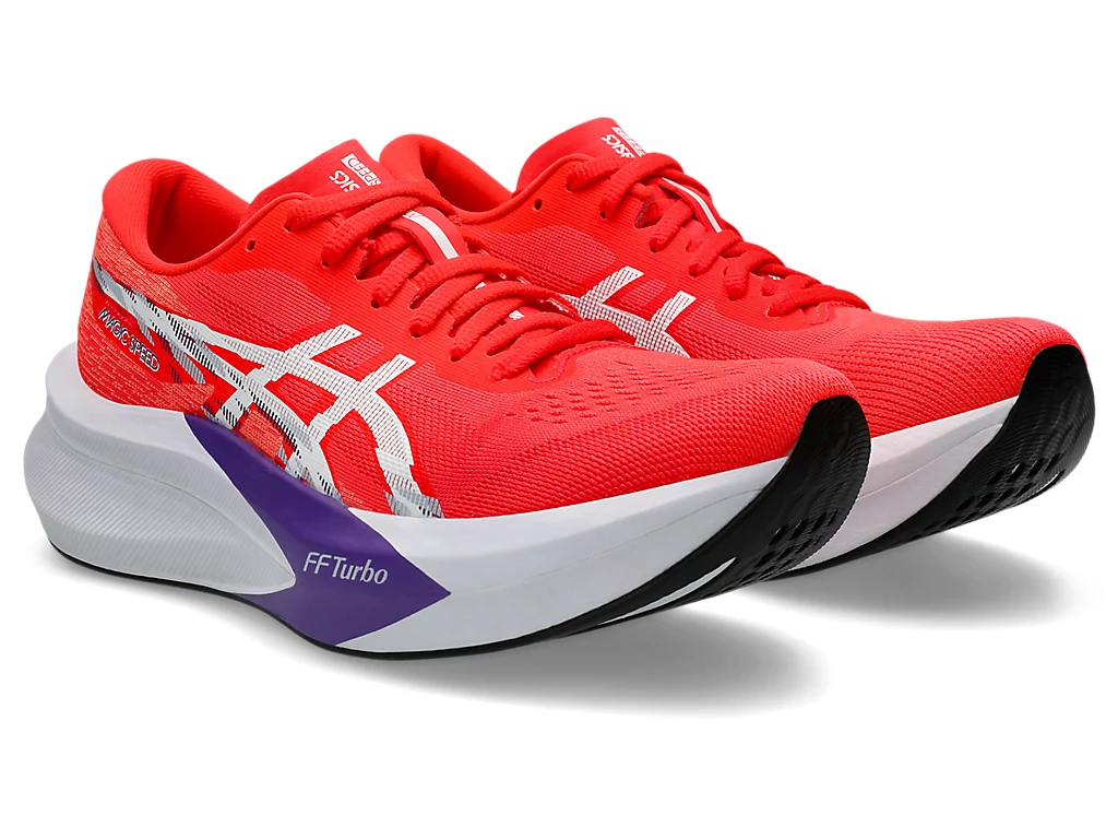 ASICS Magic Speed 4 - Flash Red / White
