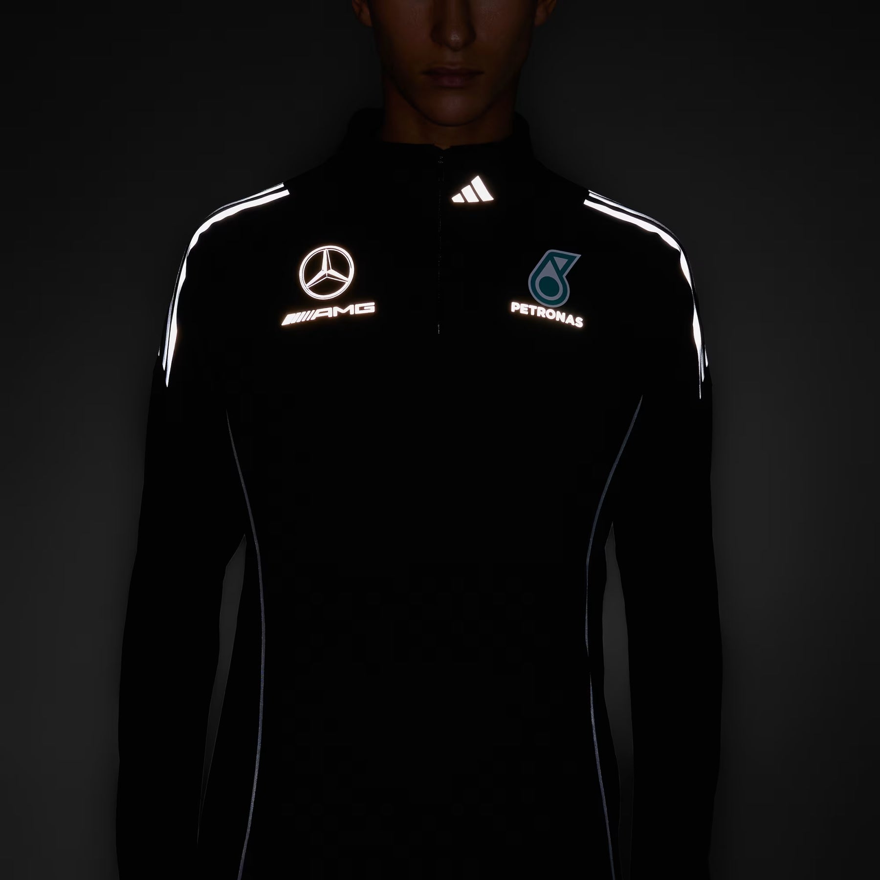 Blusa Mercedes - Petronas Fórmula1 Team Mechanic - Adidas