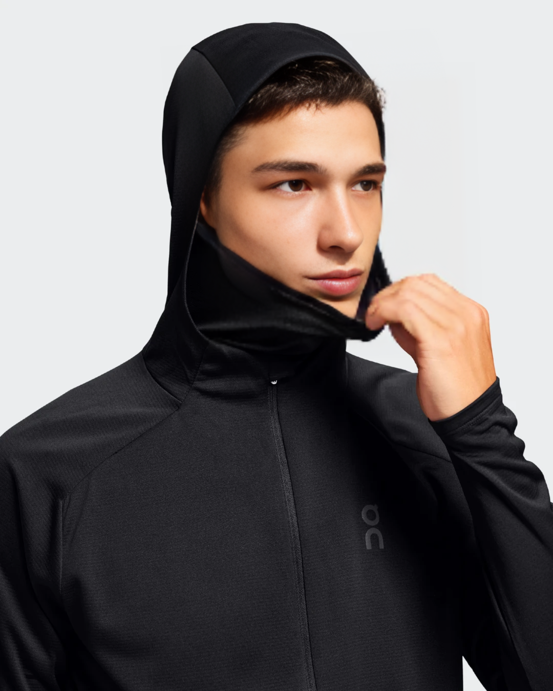 Climate Zip Hoodie Black - On Runnig