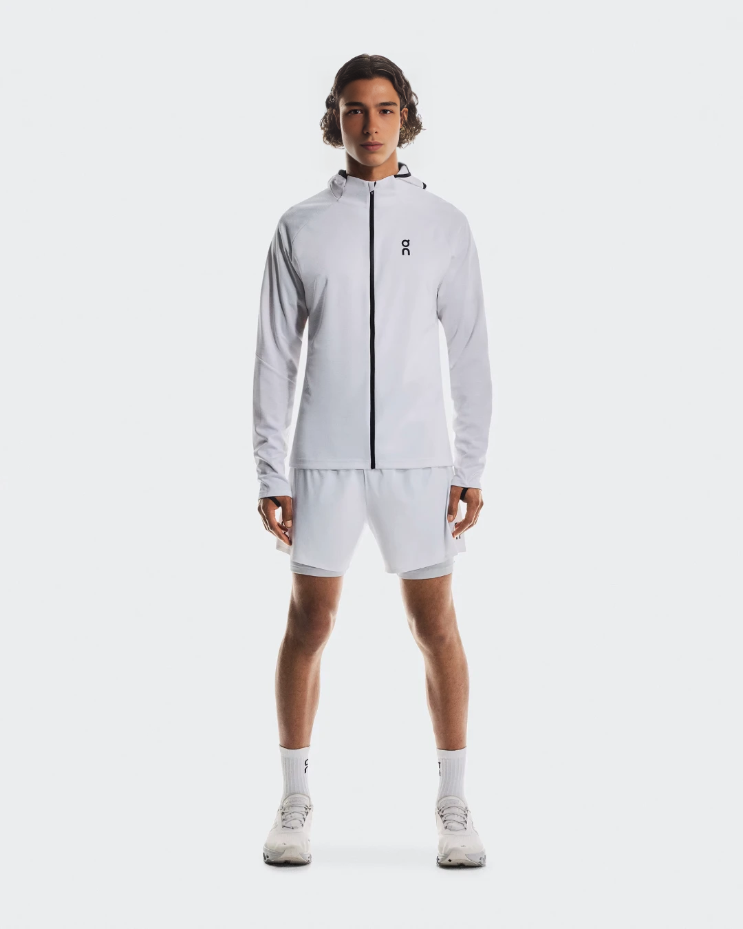Climate Zip Hoodie White - On Runnig