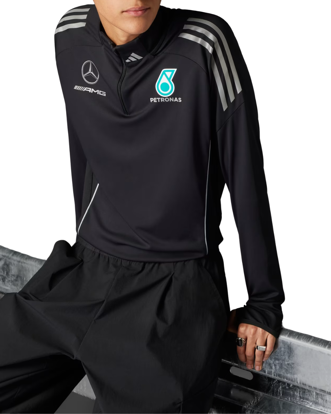 Blusa Mercedes - Petronas Fórmula1 Team Mechanic - Adidas