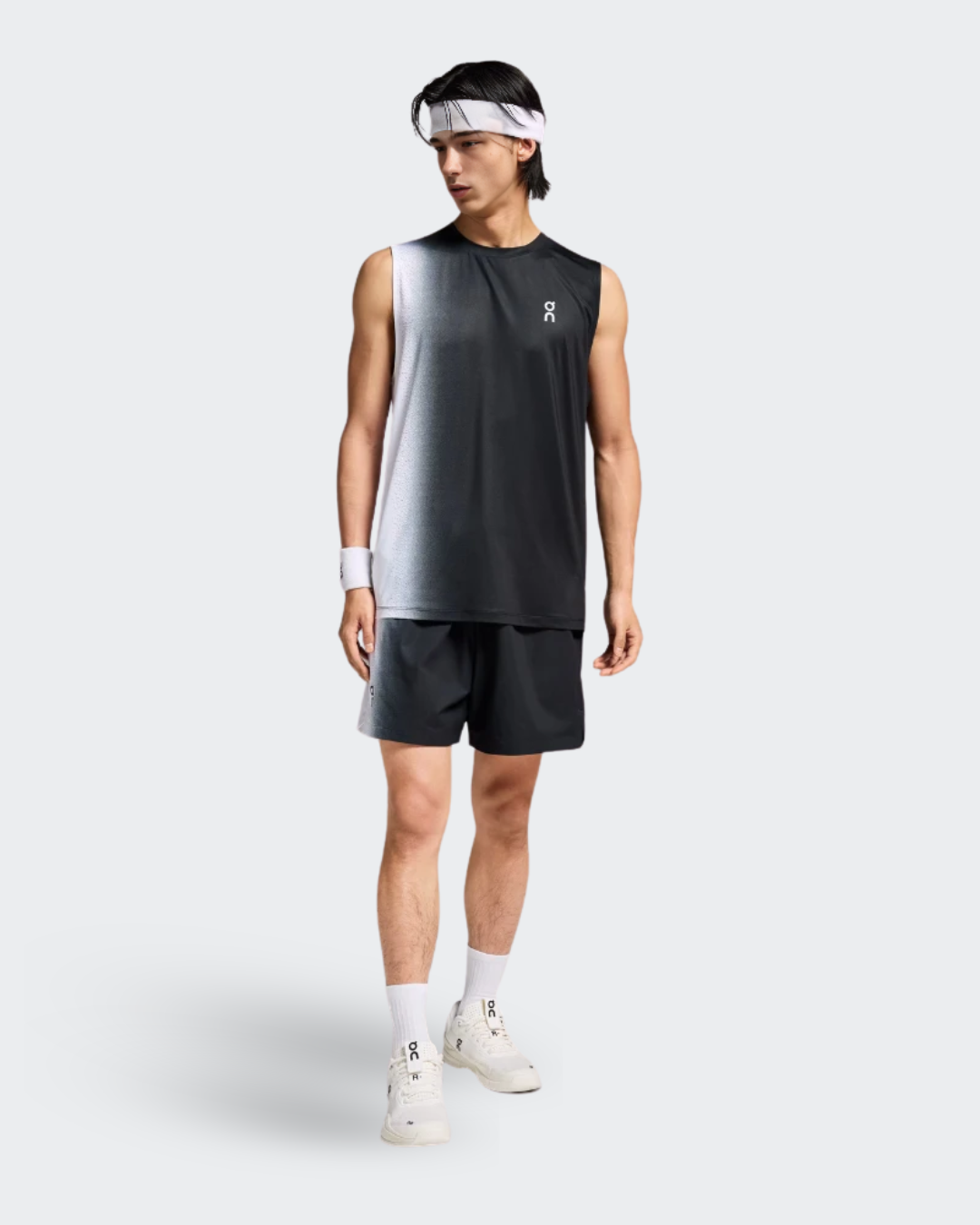 Regata Court Tank Black | White - On Runnig