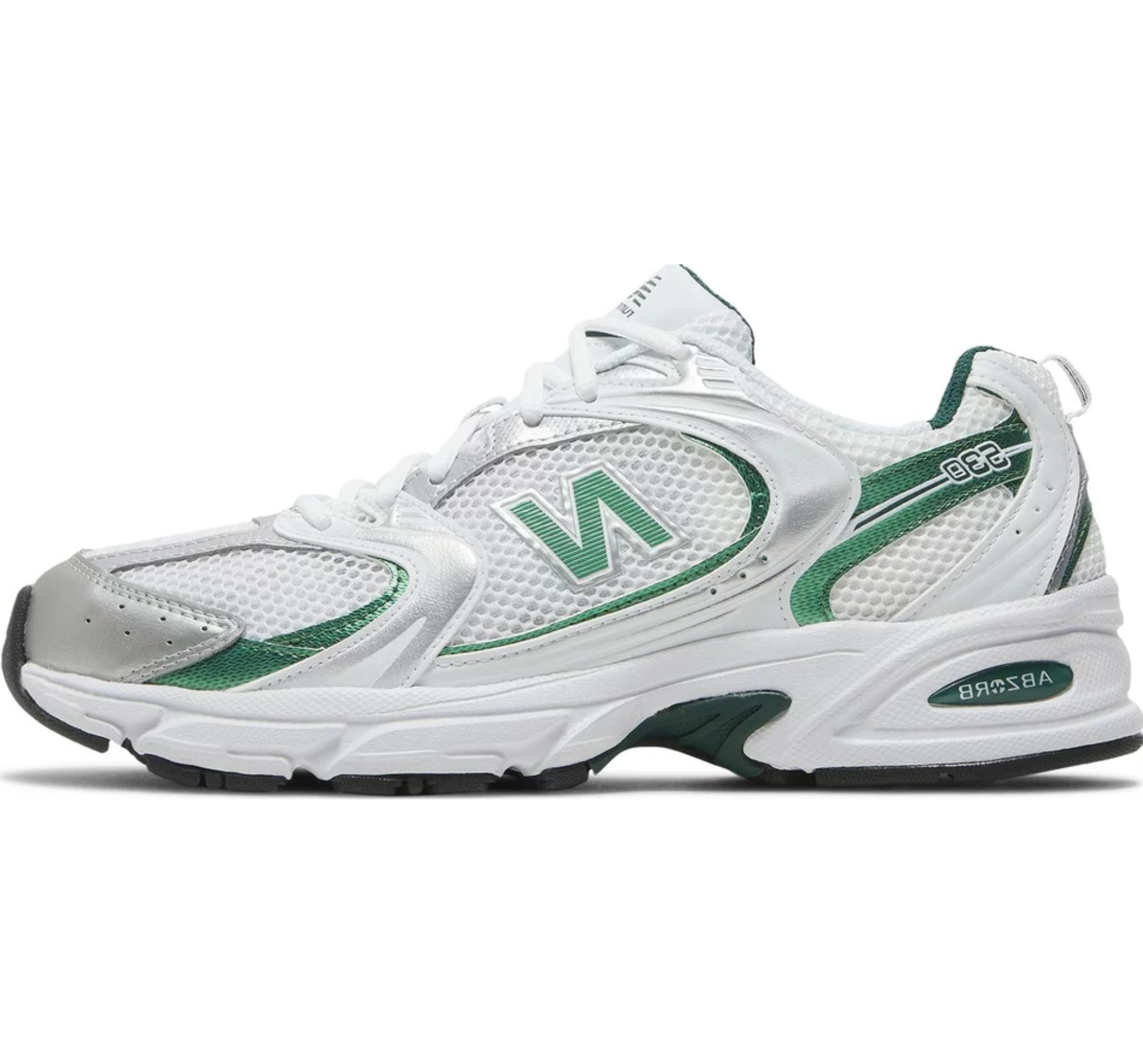 New Balance 530 White Silver Green