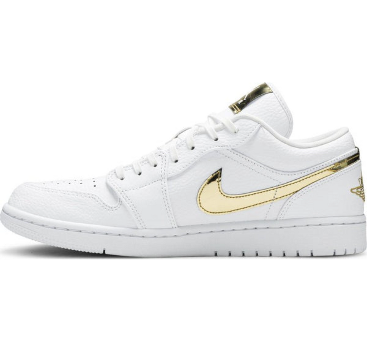 Nike Air Jordan 1 Retro Low 'White Metallic Gold'
