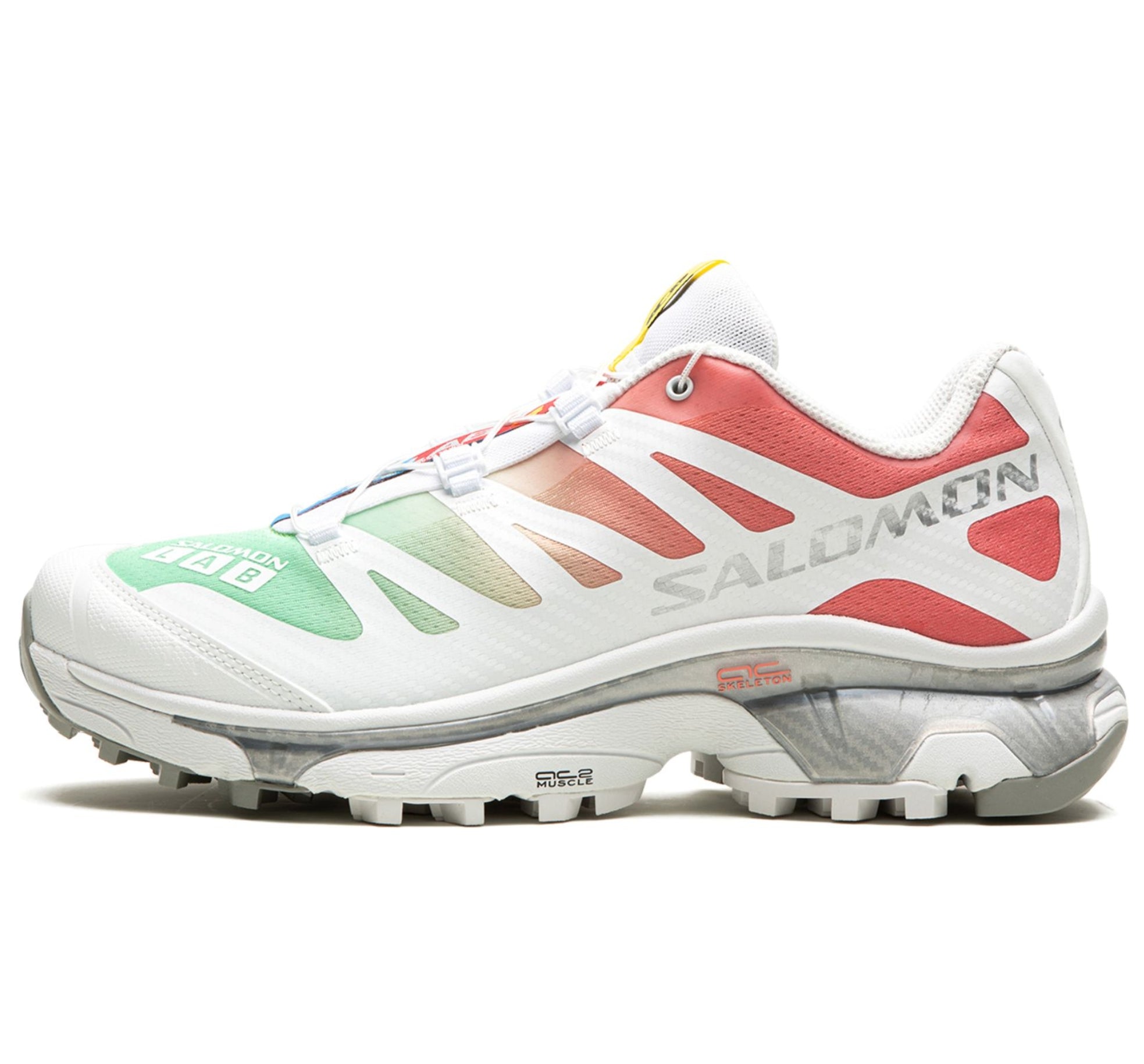 SALOMON XT-4 OG SHOES "Green Ash Coral"