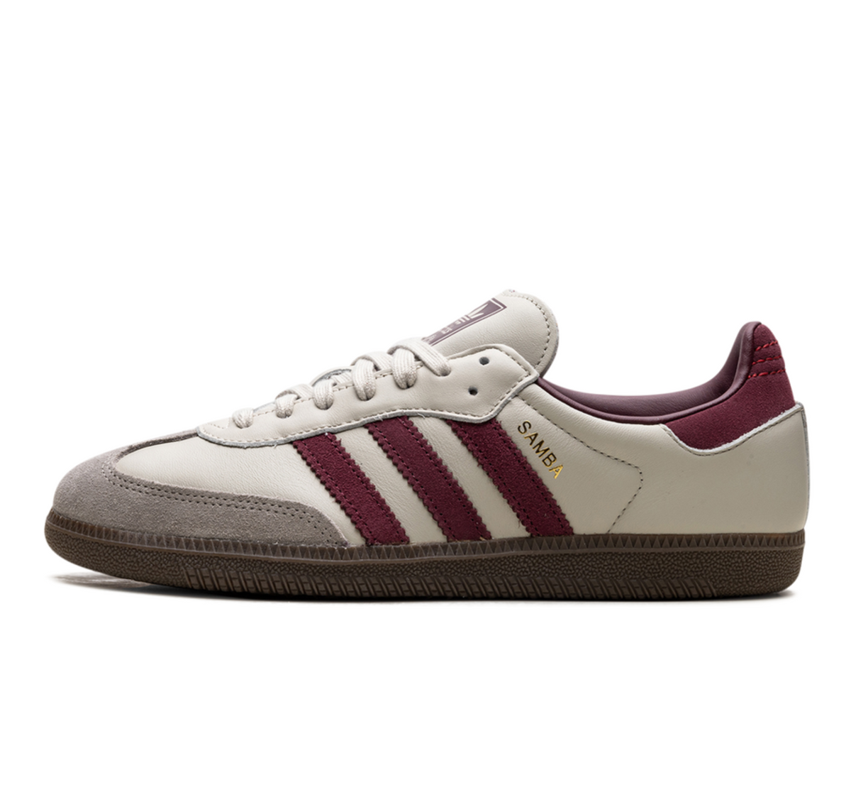 Samba OG "Putty Grey Maroon"