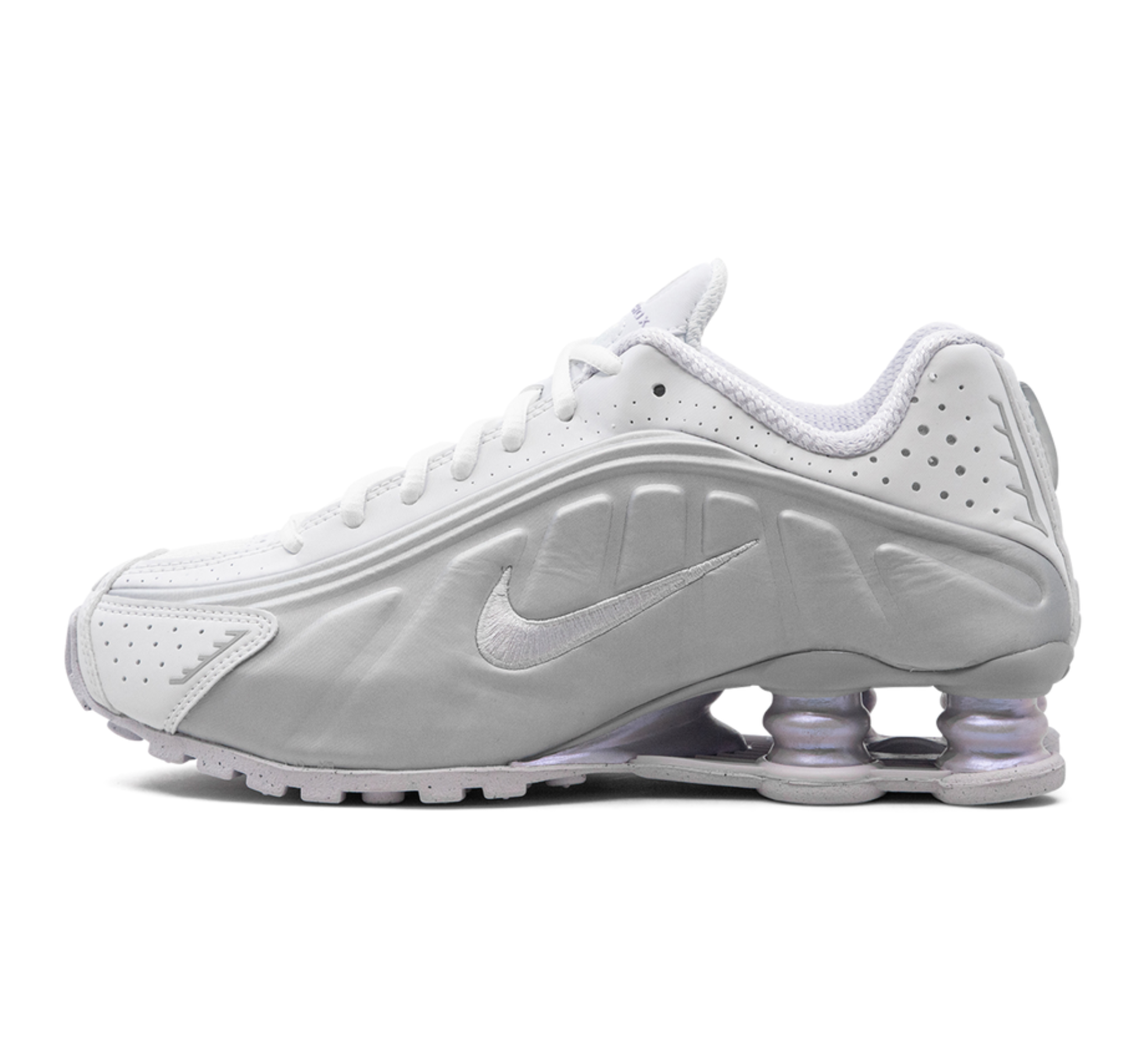 Shox R4 WMNS "White Metallic Platinum"