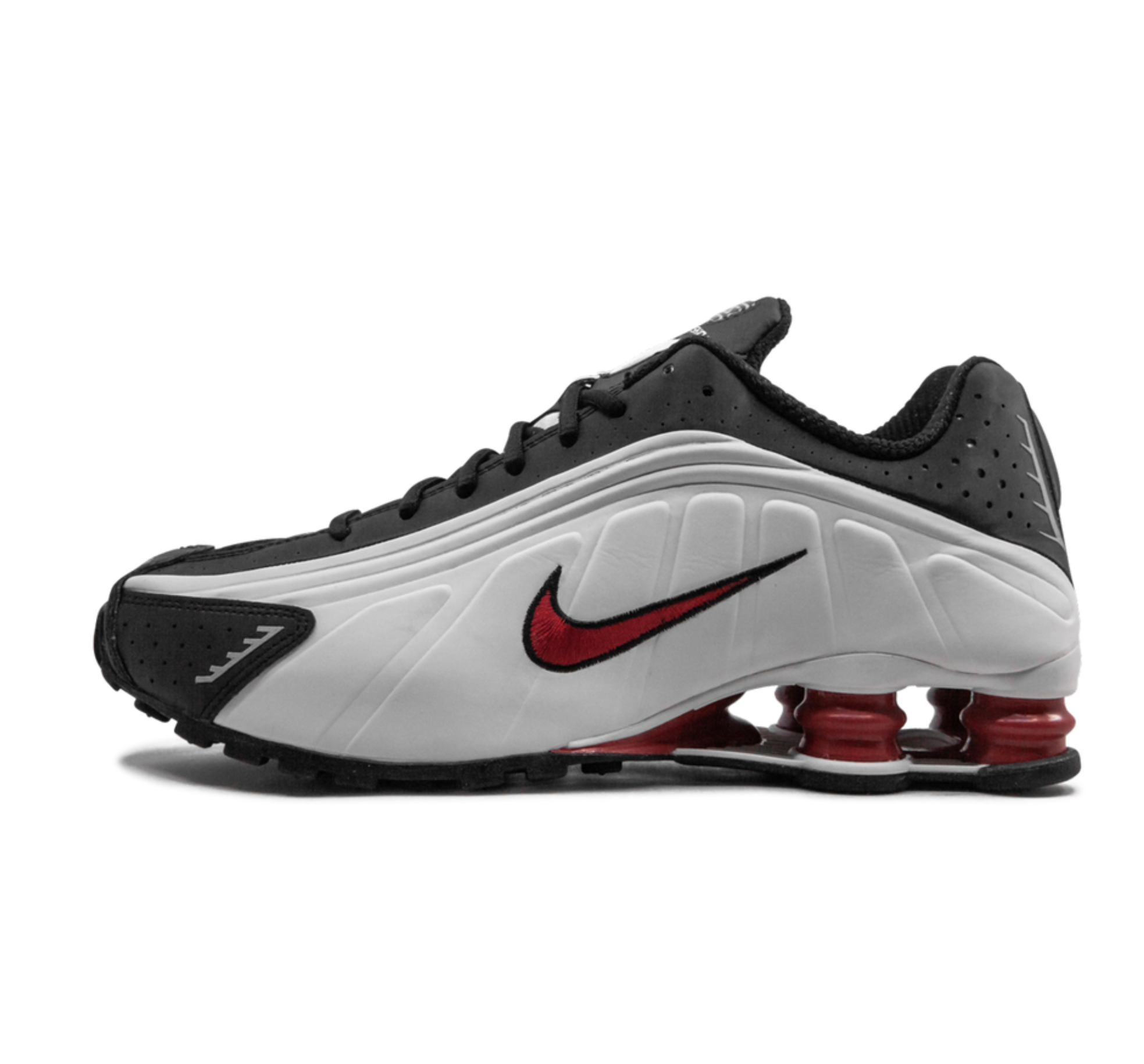 Shox R4 "white black and red"