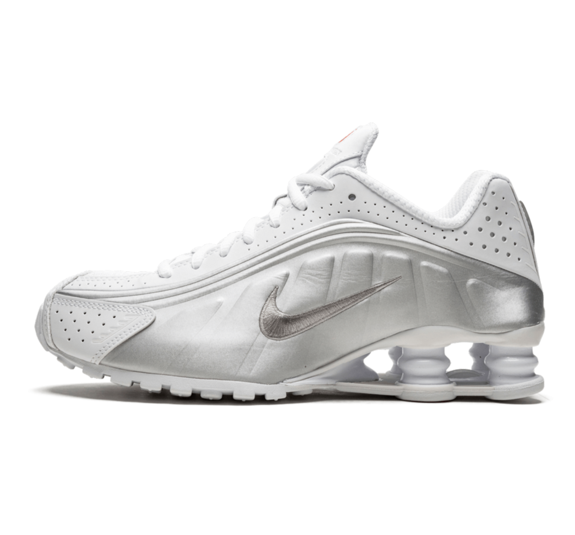 Shox R4 "silver white"