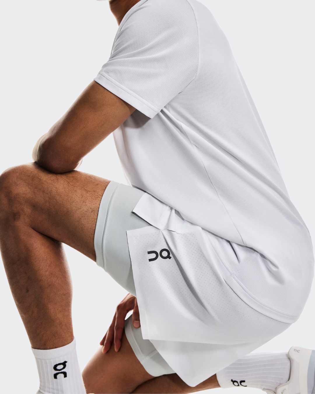 5" Performance 2/1 Shorts White | Glacier - On Runnig