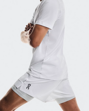 5" Performance 2/1 Shorts White | Glacier - On Runnig